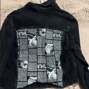 Jean jacket guess black